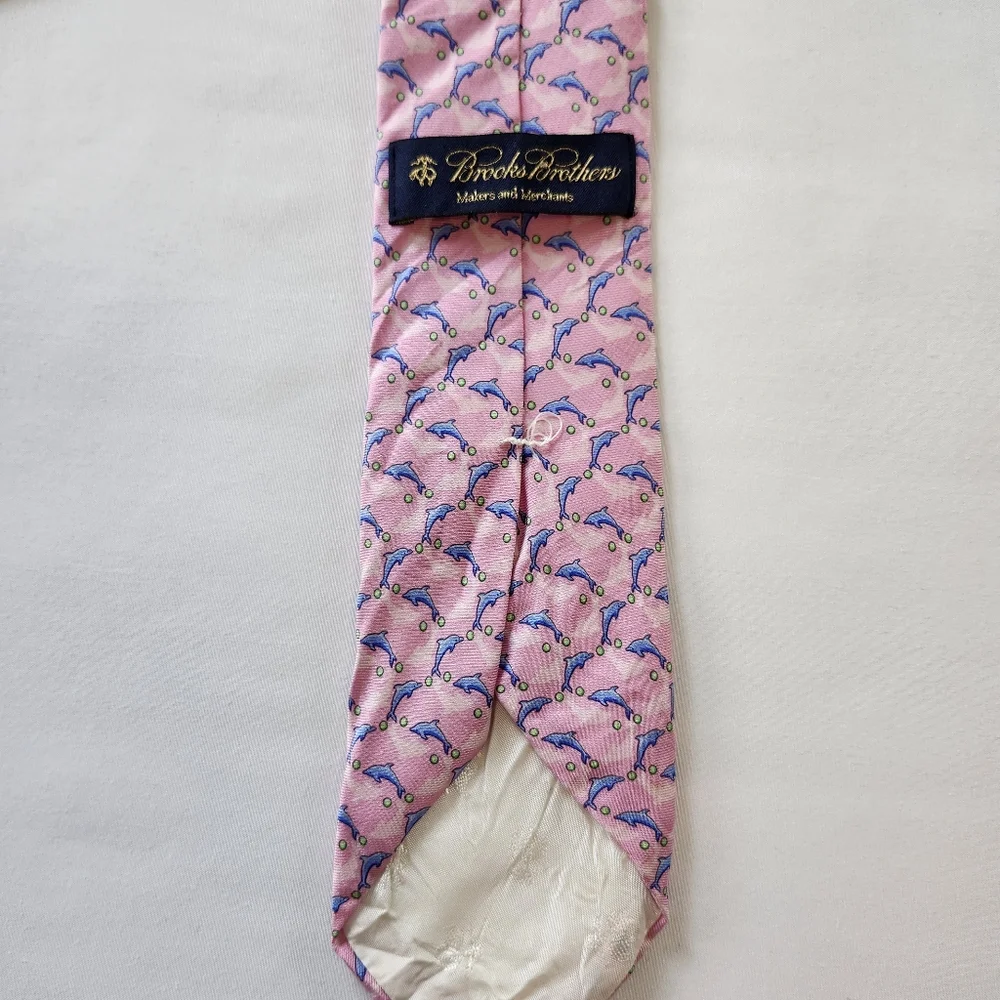 Brooks Brothers Lot Of 2 Men's Silk Ties Neckties